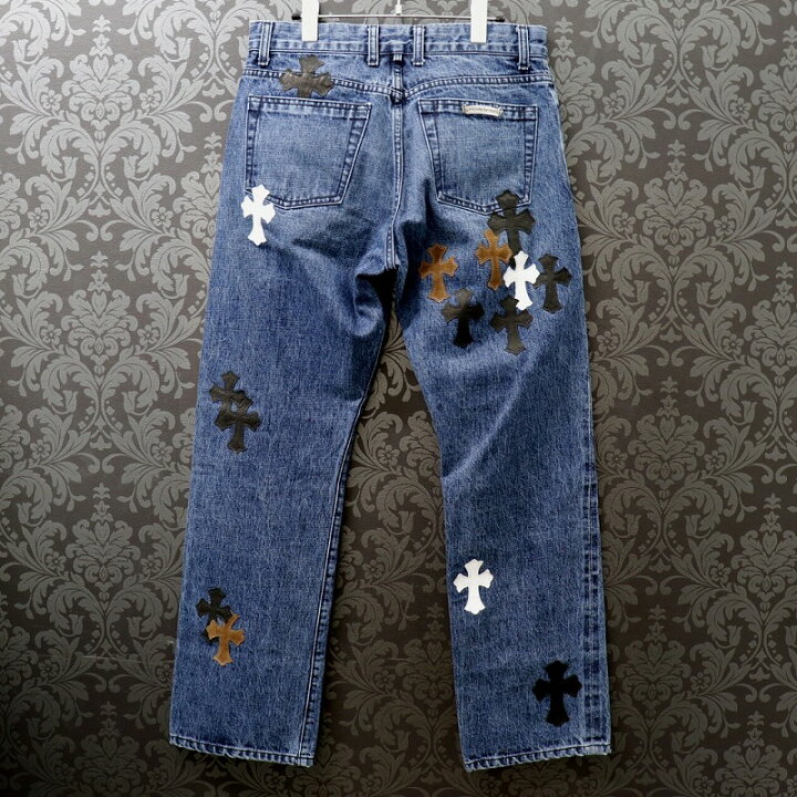 楽天市場】クロムハーツ【CHROMEHEARTS】Jeans/ストレートデニムパンツ 