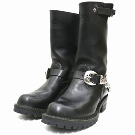 クロムハーツ【CHROMEHEARTS】ウエスコ/ボス/エンジニアブーツ/スモールCHクロス/ファンシーチェーン/クロスボール/8E【中古】稲沢店