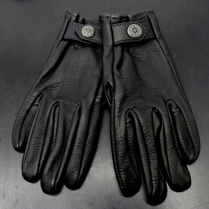 楽天市場】クロムハーツ【CHROMEHEARTS】レザーグローブ/ホースシュー 