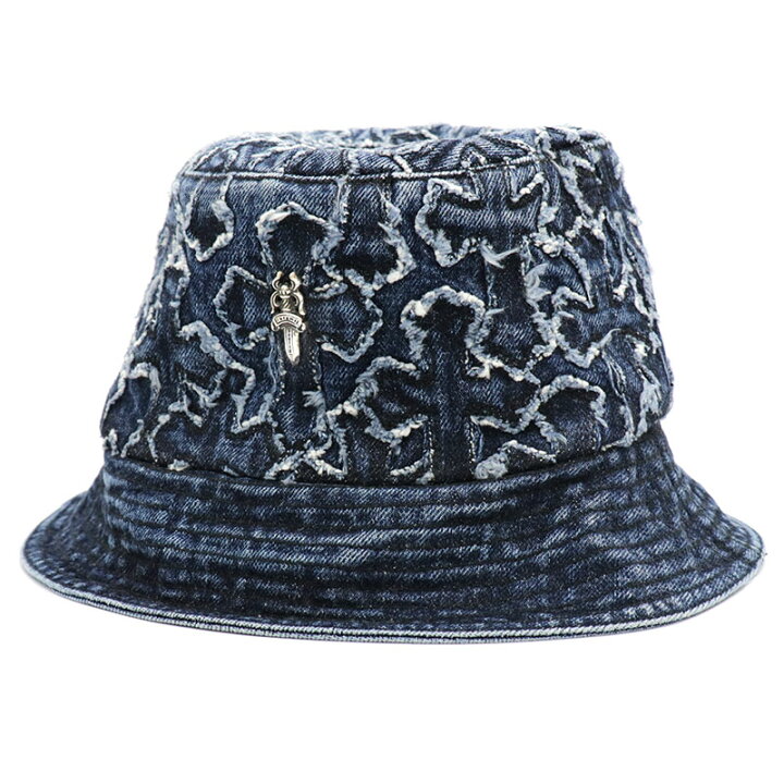 楽天市場】クロムハーツ【CHROMEHEARTS】【スモール】デニムハット 