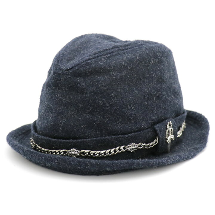 楽天市場】クロムハーツ 【CHROMEHEARTS】【ラージ】 フェドラハット 
