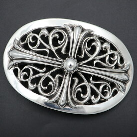 クロムハーツ【CHROMEHEARTS】【ラージ】 クラシックオーバルクロス / バックル / 1.5インチ用 【中古】132632