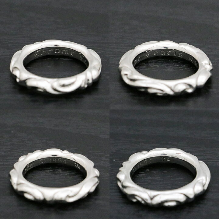 楽天市場】クロムハーツ【CHROMEHEARTS】【K18WG】スクロールバンド  