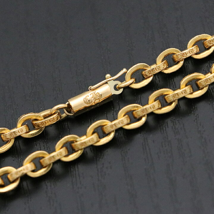 正規品 保証書付 クロムハーツ ペーパーチェーンネックレス 24インチ 