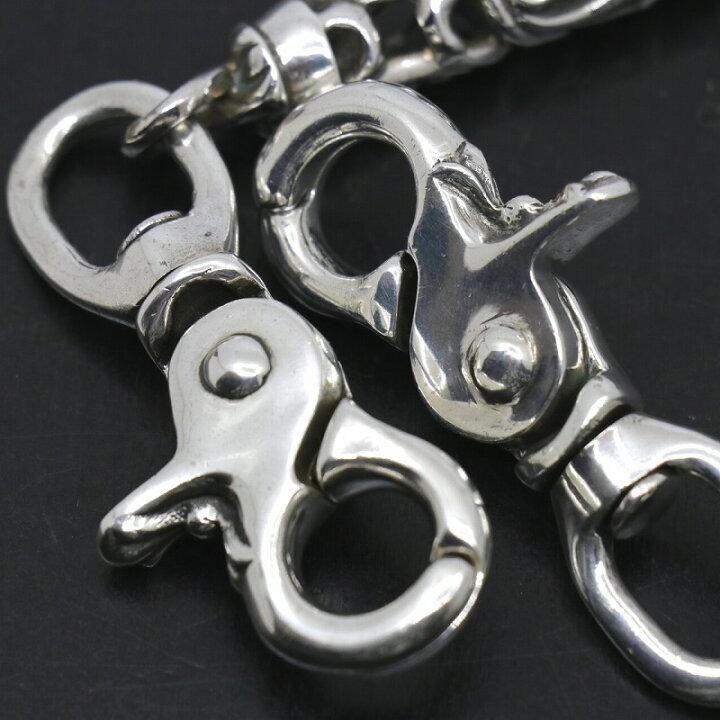 クロムハーツ 2クリップ 9ローラー ウォレットチェーン 正規店購入品 驚い 