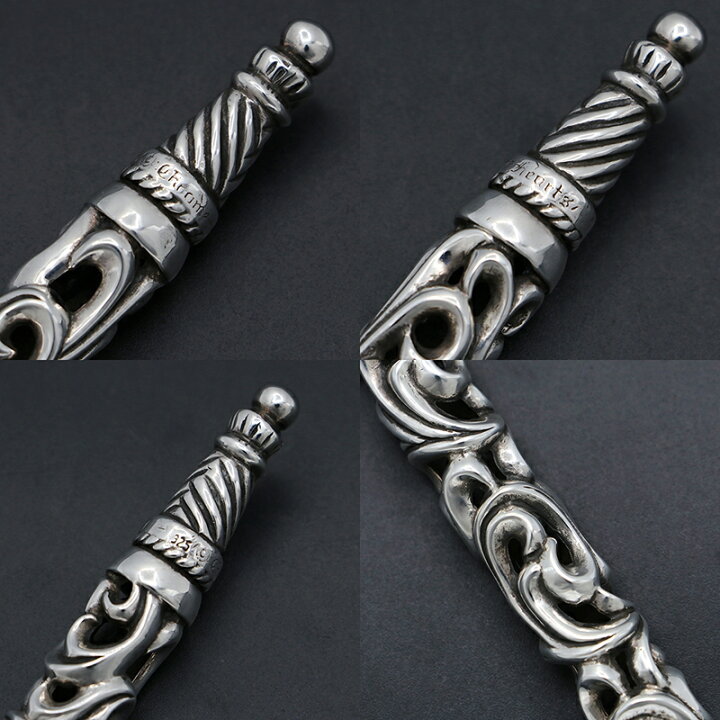 楽天市場】クロムハーツ【CHROMEHEARTS】【ラージ】ローラーキーリング 