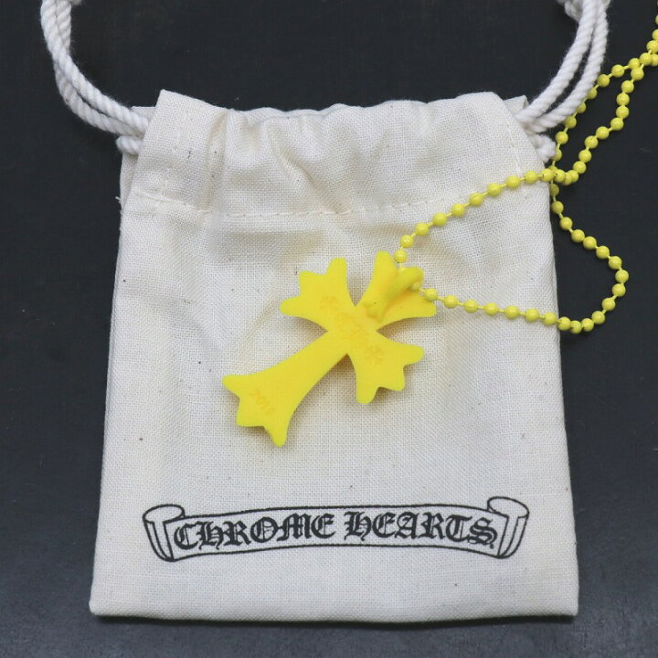 楽天市場】クロムハーツ【CHROMEHEARTS】【イエロー】ラバーCHクロス  