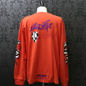 クロムハーツ【CHROMEHEARTS】PPO U LS PKT CREW MATTY RED/ハート/ロンT/レッド/XXLサイズ【中古】12212