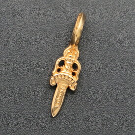 クロムハーツ 【CHROMEHEARTS】【保証書付】【22K】 STACK DAGGER V2/スタックチャーム/ ダガーチャーム / V2/1.62g 【中古】133204