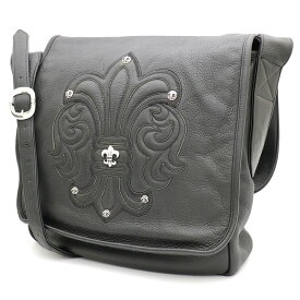 クロムハーツ【CHROMEHEARTS】メールバッグ/ショルダーバッグ/フレア装飾/BSフレア/ブラック【中古】131874