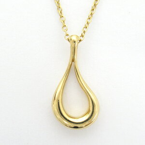 レディース【中古】ＴＩＦＦＡＮＹ＆Ｃｏ．ティファニーティアドロップネックレスＫ１８７５０刻印ネックレスペンダント【楽ギフ_包装選択】