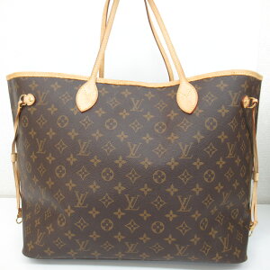 レディース【中古】ＬＯＵＩＳＶＵＩＴＴＯＮルイヴィトンネヴァーフルＧＭＭ４１１８０モノグラムトートバッグ【楽ギフ_包装選択】