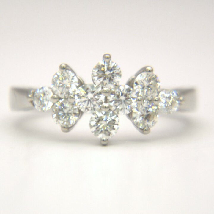 楽天市場】レディース【中古】 ダイヤリング Pt950 D1.0ct プラチナ 約  