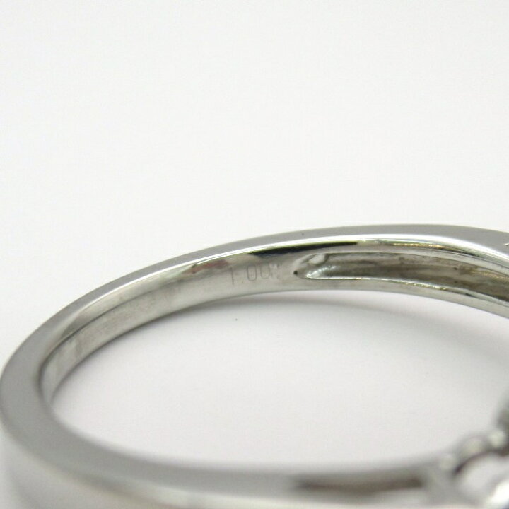 楽天市場】レディース【中古】 ダイヤリング Pt950 D1.0ct プラチナ 約  