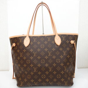 レディース【中古】ＬＯＵＩＳＶＵＩＴＴＯＮルイヴィトンネヴァーフルＭＭモノグラムＭ４１１７７スリーズトートバッグレッドブラウン【楽ギフ_包装選択】