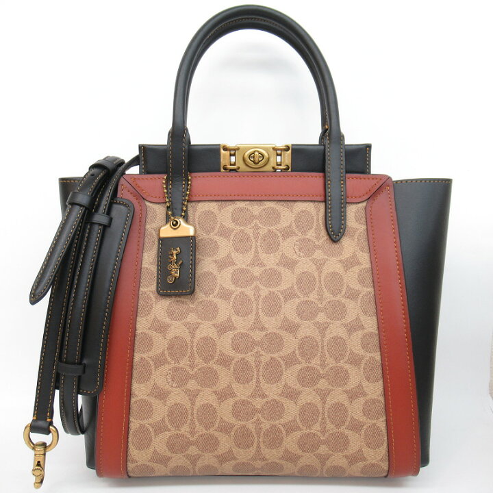 楽天市場】レディース【中古】 COACH コーチ トループ トート  