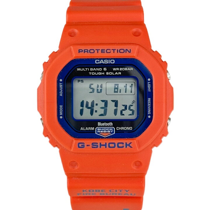 楽天市場】CASIO 【カシオ】 GW-B5600FB-4JR G-SHOCK 神戸市消防局  