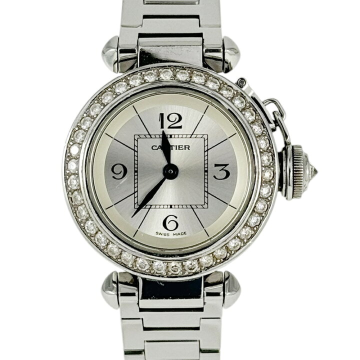 楽天市場】Cartier 【カルティエ】W3140007 ミスパシャ 腕時計  