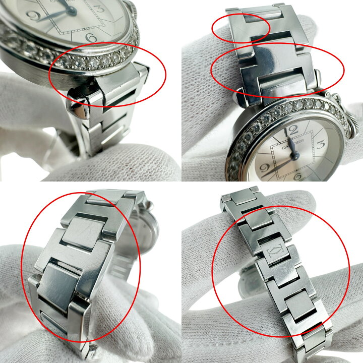 楽天市場】Cartier 【カルティエ】W3140007 ミスパシャ 腕時計  
