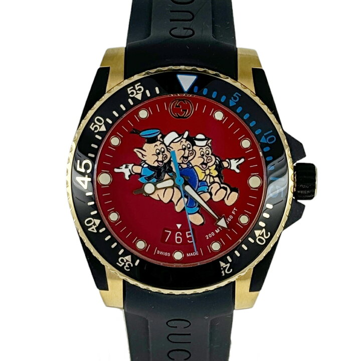 楽天市場】GUCCI 【グッチ】 YA136.325 DIVE ダイブ 三匹の子豚 