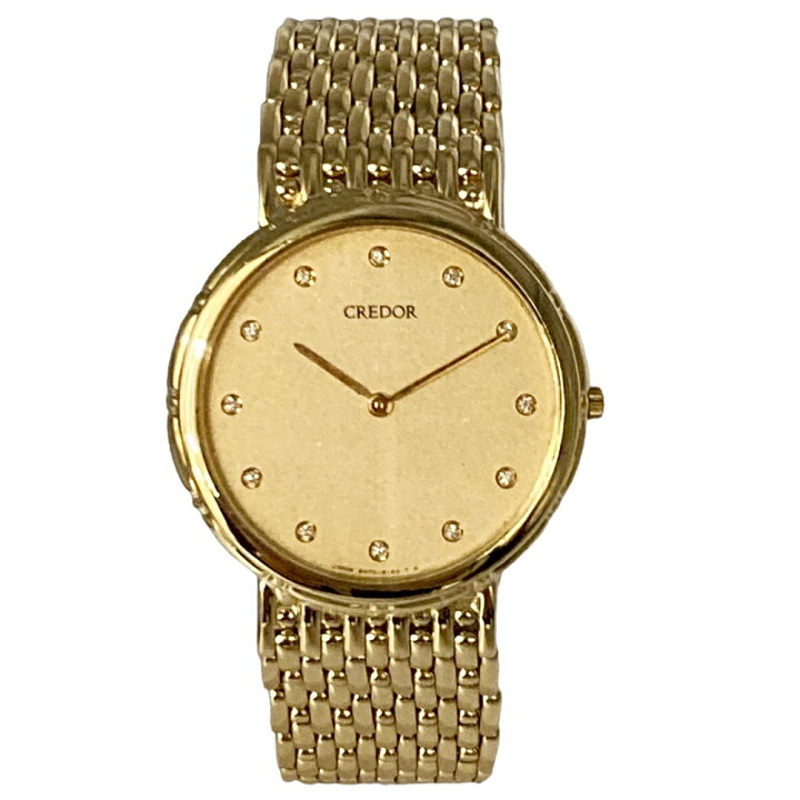 楽天市場】【中古】SEIKO CREDOR セイコークレドール 金無垢時計 8N70 