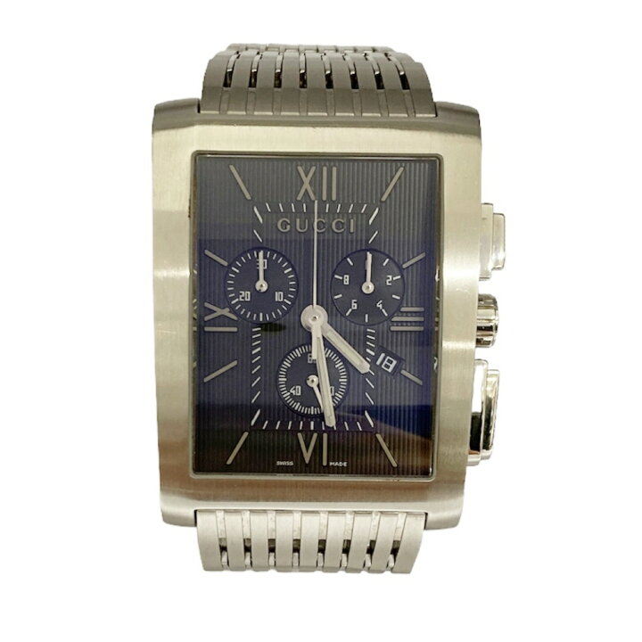 楽天市場】【中古】 グッチ GUCCI 8600M Gメトロ クロノグラフ  
