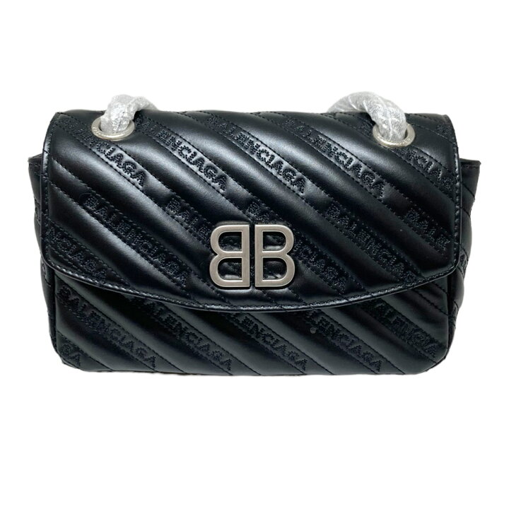 楽天市場】【中古】 BALENCIAGA バレンシアガ 501681 BBラウンド 