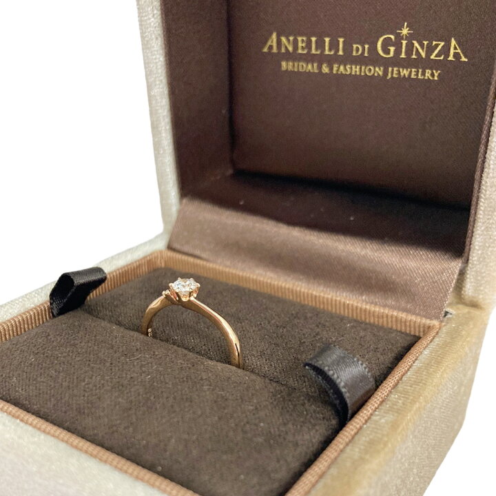 楽天市場】【中古】ANELLI DI GINZA ダイヤモンド D0.20ct リング K18 