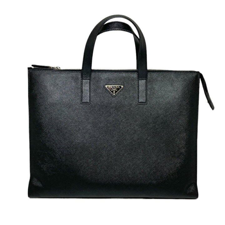 楽天市場】【中古】 PRADA プラダ 2VG039 ブリーフケース サフィアーノ  