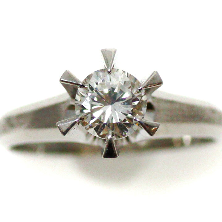 楽天市場】【中古】 Pt900 D0.609ct (G SI1) プラチナ 一粒 