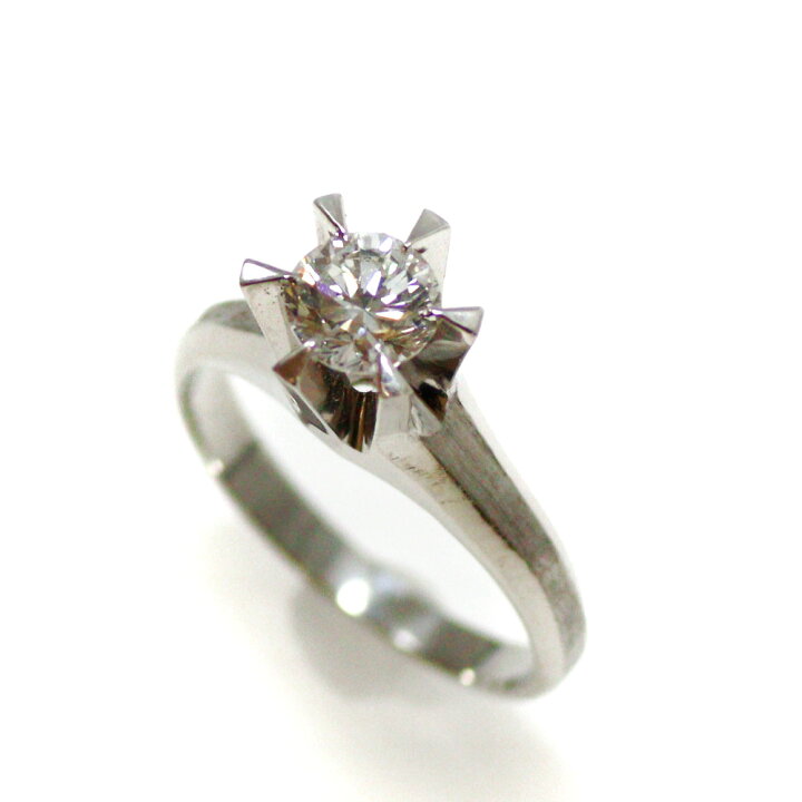 楽天市場】【中古】 Pt900 D0.609ct (G SI1) プラチナ 一粒 