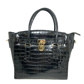 【中古】 MICHAEL KORS マイケルコース クロコ型押し 2wayハンドバッグ 鞄 かばん レディース USED-B 質屋 かんてい局 加古川店 A21-3401 005