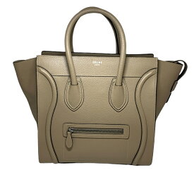 【中古】CELINE セリーヌ 189213DRU.03UN ミニラゲージ ハンドバッグ 鞄 かばん レディース ベージュ カーフレザー デューン USED-AB 質屋 かんてい局 加古川店 A22-0412 005