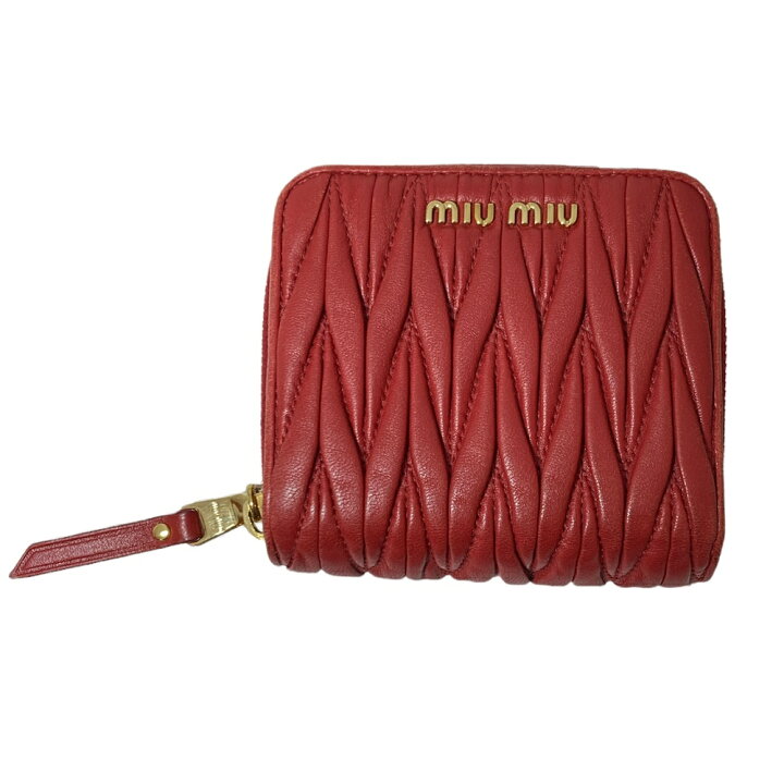 楽天市場】【中古】miumiu ミュウミュウ 5ML522 マトラッセ コンパクト 