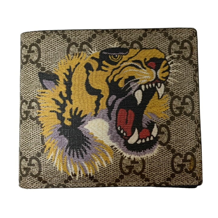 楽天市場】【中古】 GUCCI グッチ 451268 520081 K521N 二つ折り財布  