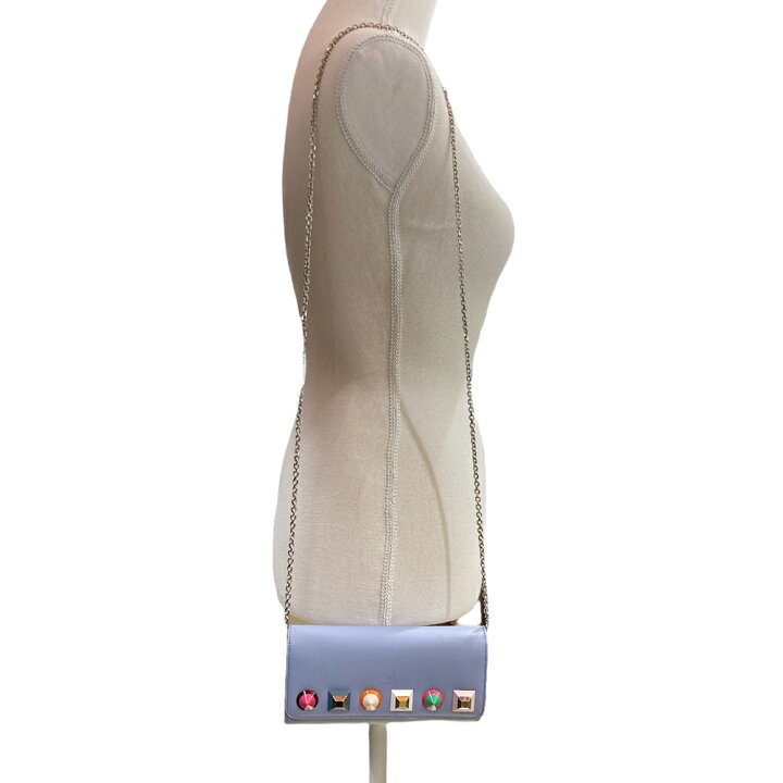 楽天市場】【中古】FENDI フェンディ チェーンウォレット カーフ 