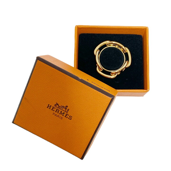 楽天市場】【中古】HERMES エルメス シェーヌダンクル スカーフリング  