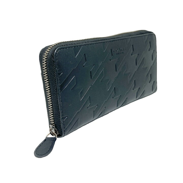 楽天市場】【中古】 COACH コーチ 74881 ハウンドトゥース レザー 