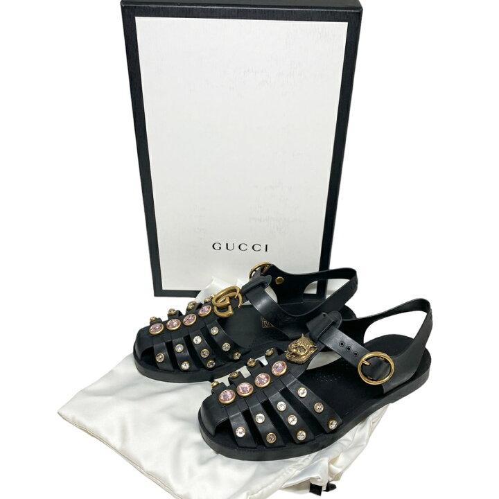 楽天市場】【中古】 GUCCI グッチ 525355 GGアニマル+クリスタル 