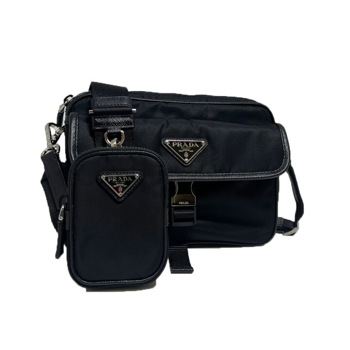 楽天市場】PRADA【プラダ】2VH133 2DMH Re-Nylon xサフィアーノレザー  