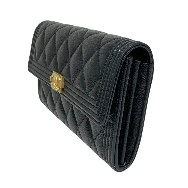 楽天市場】【中古】 CHANEL シャネル A80286 ボーイシャネル キャビア  