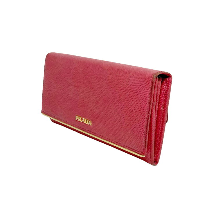楽天市場】【中古】 PRADA プラダ 1MH132 サフィアーノレザー ロング 