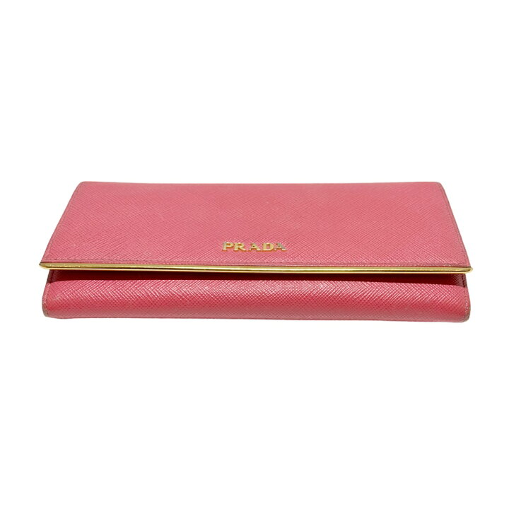 楽天市場】【中古】 PRADA プラダ 1MH132 サフィアーノレザー ロング  