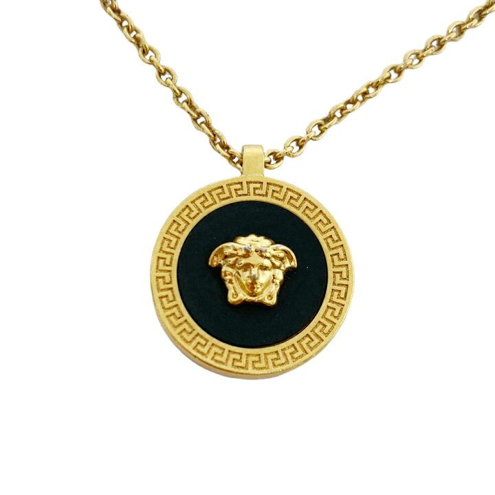 楽天市場】【中古】 VERSACE ヴェルサーチ メドゥーサネックレス 
