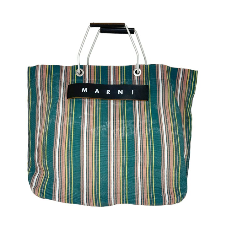 楽天市場】【中古】 MARNI MARKET マルニマーケット ストライプバッグ  
