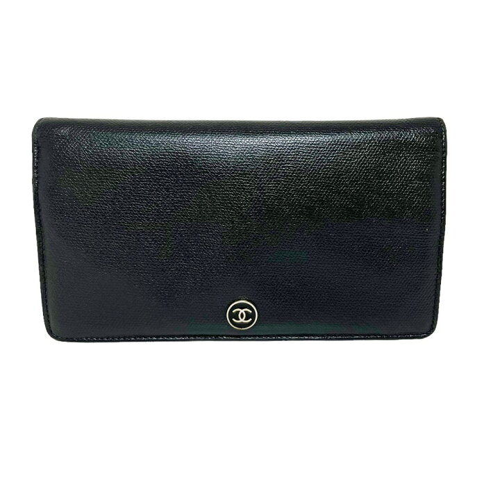 楽天市場】CHANEL【シャネル】 A20904 二つ折り 長財布 ブラック  