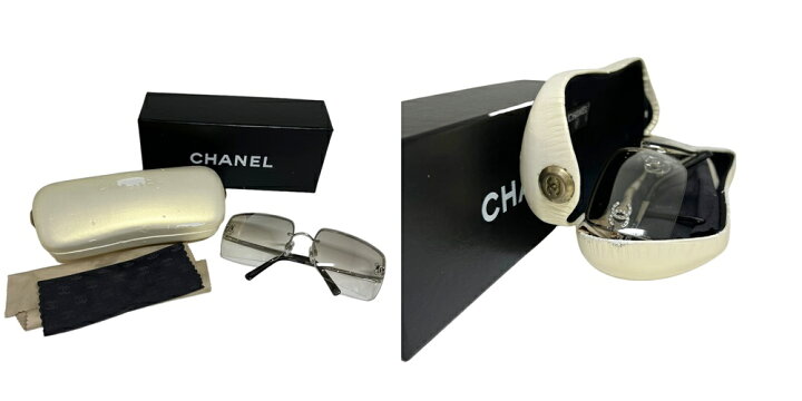 楽天市場】CHANEL【シャネル】 4092-B サングラス クリアレンズ  