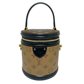 LOUIS VUITTON【ルイヴィトン】M43986 カンヌ バニティバッグ モノグラム リバース ハンドバッグ ブラウン PVC レザー 鞄 かばん レディース【中古】USED-AB 質屋 かんてい局 加古川店 A24-2497 006