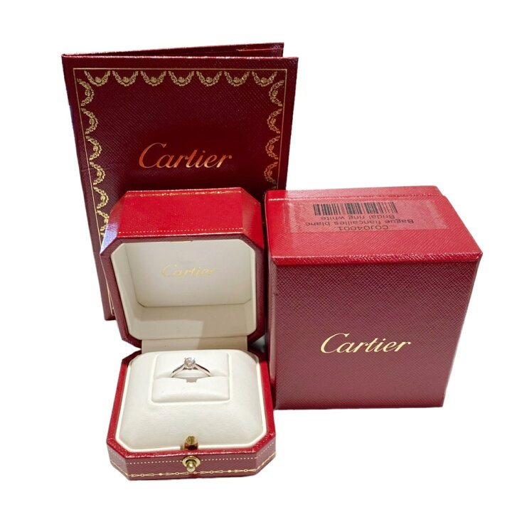 楽天市場】Cartier【カルティエ】1895ソリテールリング Pt950/D0.33ct 