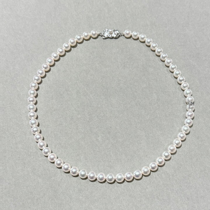 楽天市場】MIKIMOTO【ミキモト】パールネックレス 真珠7-7.5mm【中古 